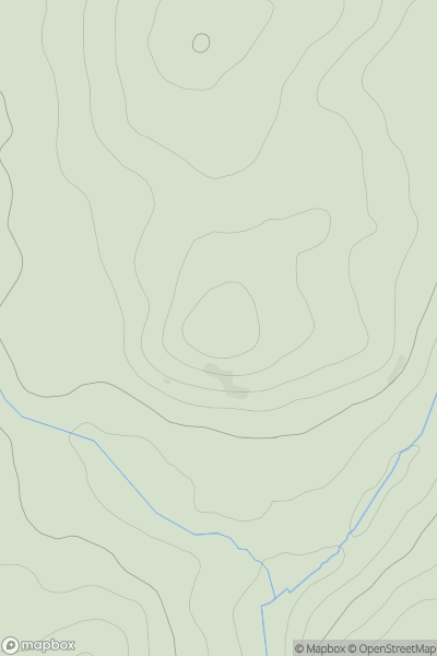 Thumbnail image for Castle Hill [Firth of Forth to the River Tweed] [NT065411] showing contour plot for surrounding peak